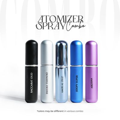 Atomizer Perfume Combo- 5pis