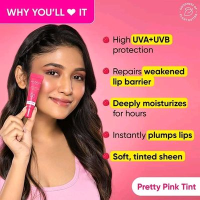 Dot & Key Skincare – Barrier Repair Ceramide + Peptide Lip Balm SPF 50 PA+++ (Plush Pink)_img_0
