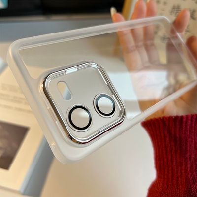 IQOO Z9x electroplating lens  glass film transparent mobile phone case_img_4