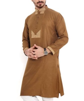 Buy Men's Exclusive Embroidery Panjabi - AltQart_img_1