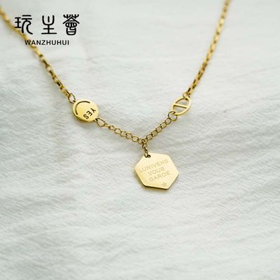 Necklace with smile pendent Colour guaranteed_img_0