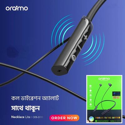 Oraimo Necklace Lite ENC Call Vibration Wireless Neckband_img_1