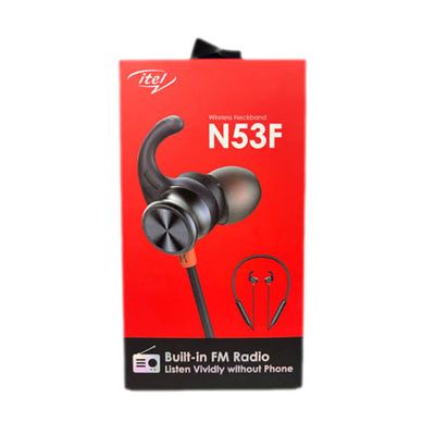 Itel N53 F Wirless Neckband - Black_img_1