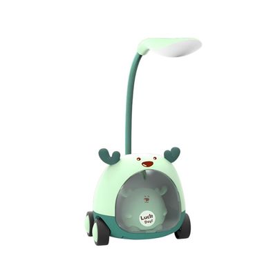 Foldable LED Study Lamp with Pen Holder & Sharpener for Kids_img_0