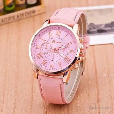 Fashionable Quartz Wrist Watch, Faux Leather Band, Men and Women'S Wristwatch FREE Gift With purchase_img_3