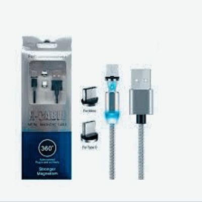 NAME-X-Cable 3 IN 1 Metal Magnetic Cable Micro/USB /Type C_img_0