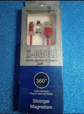 NAME-X-Cable 3 IN 1 Metal Magnetic Cable Micro/USB /Type C_img_1