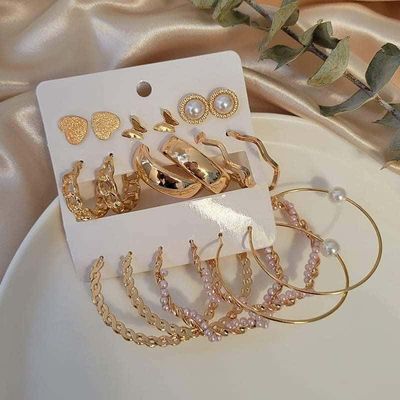9 Pair Earrings Set_img_0