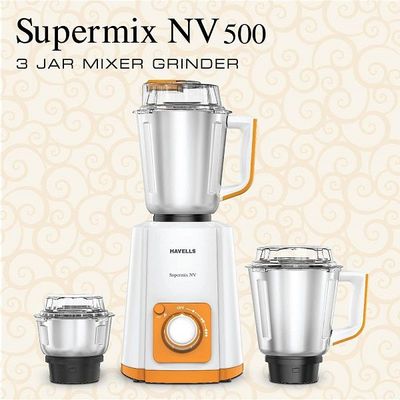 Havells SuperMix NV 700-Watt Mixer Grinder (Orange)_img_0