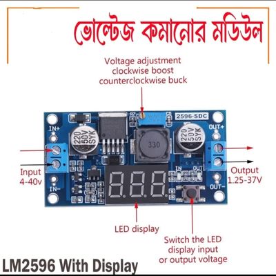 LM 2596 Step-Down module With display_img_1