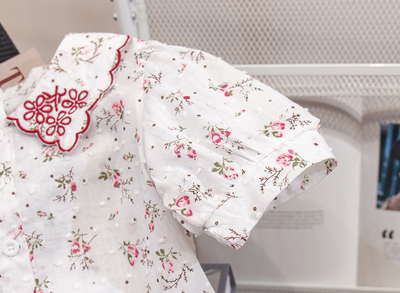Kids Girls Summer Floral Embroidery Outfit Stylish Cotton Top & Denim Shorts (2-6 years)_img_6