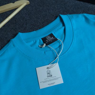 Stay Hopeful (Bright Sky Blue) - Drop Shoulder T-shirt_img_7