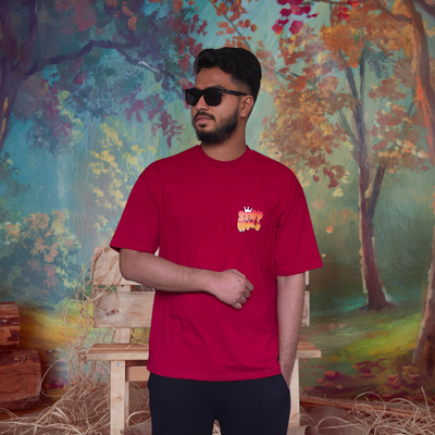 Stay Wild 👑 - Exclusive Oversized Drop Shoulder T-shirt_img_1
