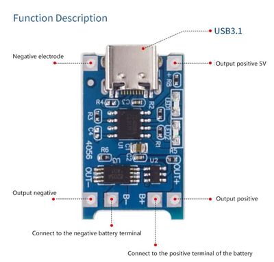 TP 4056 Charging Module type C_img_2