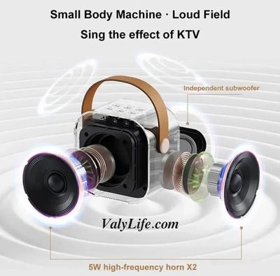 Karaoke Machine Portable Bluetooth 5.3 PA_img_10