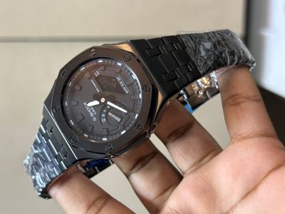 GSHOCK GA2100 CHAIN MODED FULL BLACK_img_0