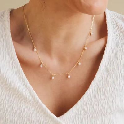 Seven mini pearl necklace_img_1