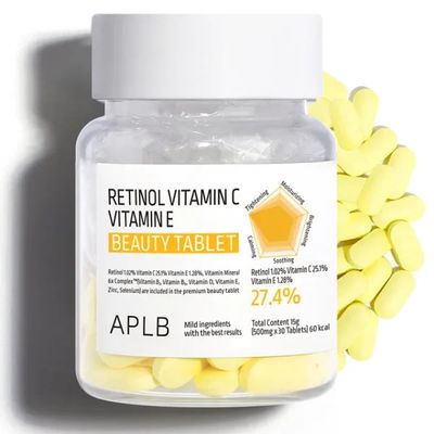 APLB Retinol Vitamin C Vitamin E Beauty Tablet – 500mg x 30 Tablets_img_0