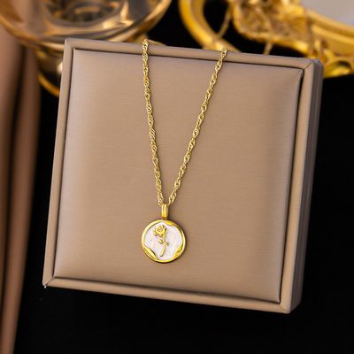 Vintage rose necklace_img_1