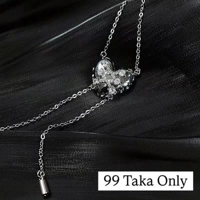 Heart silver chain_img_1