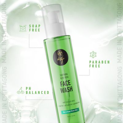 Skin Cafe Soothing Aloe Vera Facewash with Salicylic Acid -140ml_img_2