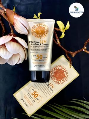 Three W Clinic Intensive UV Sunblock Cream 𝐒𝐏𝐅𝟓𝟎+ 𝐏𝐀+++ (𝟕𝟎𝐦𝐥)_img_2