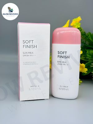 Missha Soft Finish Sun Milk 𝐒𝐮𝐧𝐬𝐜𝐫𝐞𝐞𝐧 𝐒𝐏𝐅𝟓𝟎+ 𝐏𝐀+++ (𝟕𝟎𝐦𝐥)_img_1