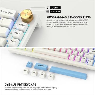 Fantech MAXFIT67 MK858 Space Edition RGB Kailh Box White Switch Mechanical Hotswap Keyboard_img_1