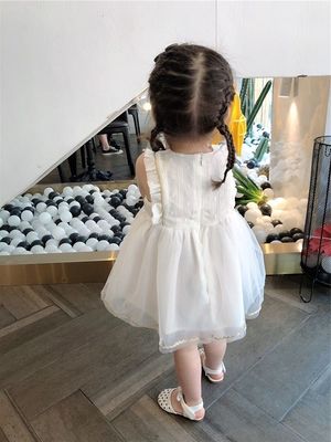 Baby Girls Fluffy Chiffon Summer Princess Party Dress (3 to 6 years)_img_7