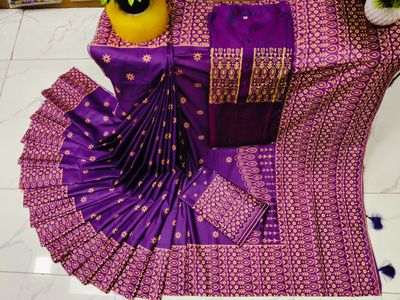 Sharee Panjabi Couple with Blouse Piece_img_2