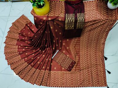 Sharee Panjabi Couple with Blouse Piece_img_3