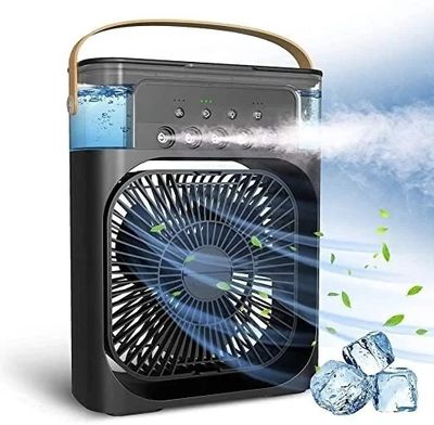 Air Cooling USB Fan with LED Night Light Water Fan_img_1