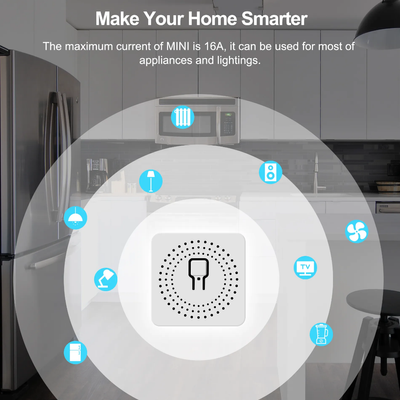 10A/16A Smart Home Automation ON/OFF Mini Smart Wifi Breaker DIY Switch Support 2 Way Control Tuya Smart Wifi Switch_img_4
