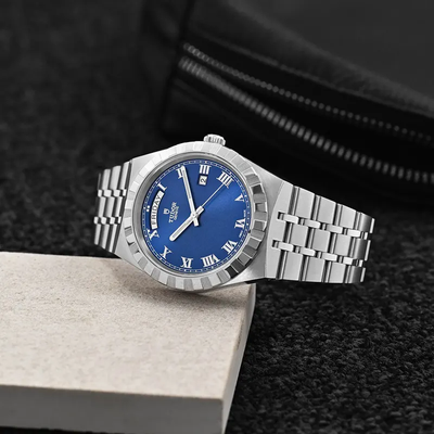 Tudor Royal Automatic Blue Dial Trendy Men's Watch- M28600-0005_img_4
