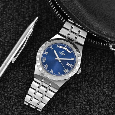 Tudor Royal Automatic Blue Dial Trendy Men's Watch- M28600-0005_img_5
