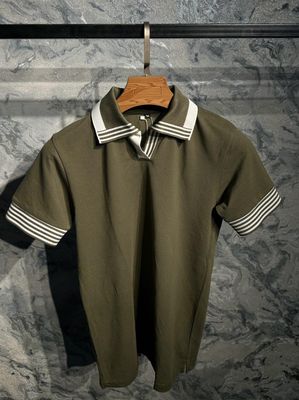 Jacquard pk Polo X Olive