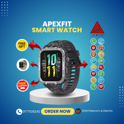 Apex Fit Sport S06 Smartwatch 1.91'' Full Touch Screen BT Call Outdoor Fitness Tracker Smart Watch With IP68 Waterproof_img_0