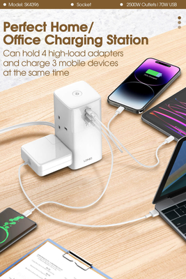 Multifunction Power Adapter with 70W USB Ports_img_4
