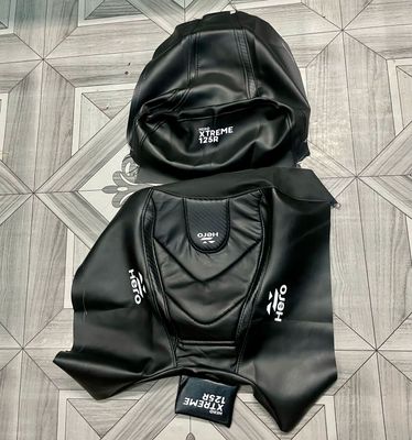 Premium Full Black Seat Cover For Hero Xtream 125R_img_3