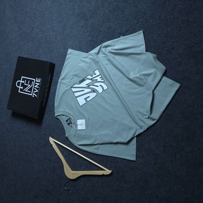 Just Me Bro (Pastel Stone Green) - Exclusive Oversized Drop Shoulder T-Shirt_img_4