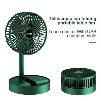 Rechargeable Electric Foldable Telescopic Fan – Space-Saving & Powerful_img_1