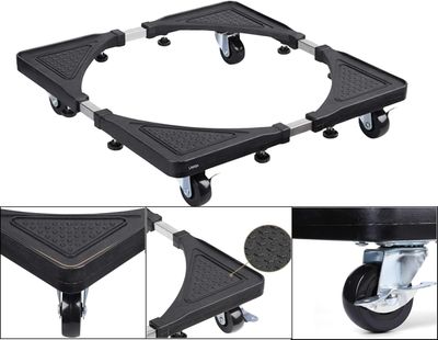 Universal Adjustable Heavy-Duty Appliance Base with 360° Rotating Wheels_img_2