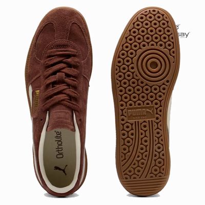 Puma Palermo in Dark Brown and White_img_4