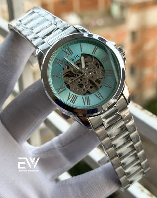 FOSSIL AUTOMATIC PASTE DIAL SILVER BODY_img_0