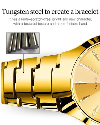 OLEVS 8697 Ladies Chain Watch- Golden Dial- Golden Bezel- Golden Chain- TF Code OL973CF_img_2
