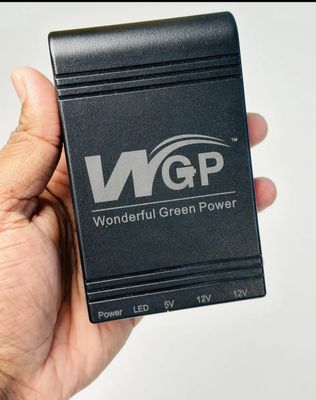 New Version WGP mini UPS 10400mAh – 5/12/12V – With 1 Year Warranty – Black_img_0