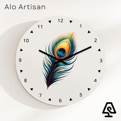 Peacock Theme Wall Clock_img_0
