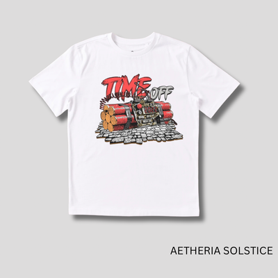 Time Off:When it’s time to break free, let your style explode with this bold, game-changing graphic tee._img_0