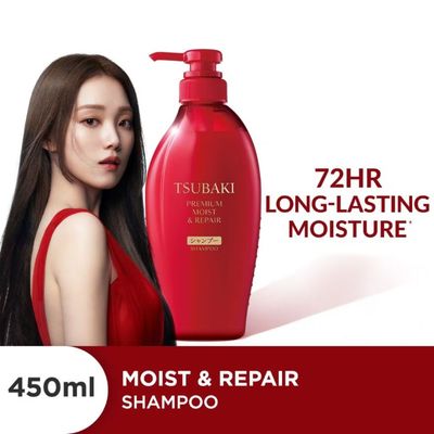 SHISEIDO TSUBAKI Premium Moist & Repair Shampoo 450ml_img_3