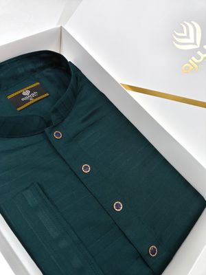 AJWAH Emerald Elegance Panjabi_img_2